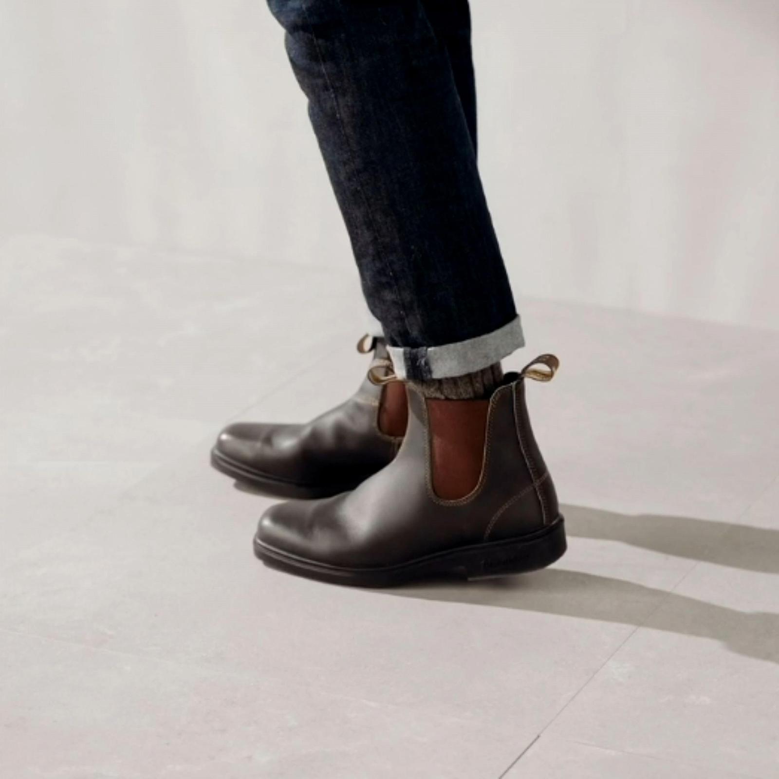 Челси BLUNDSTONE Chisel Toe 1308 Мужские/Женские Черный, фото №5