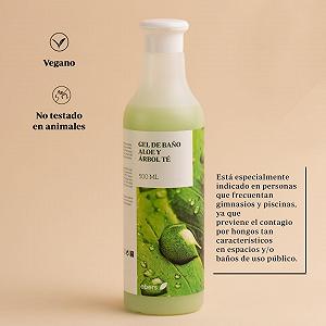 Гель для душу Ebers Aloe+Te 500 мл 100 г synthetic.ua - Фото 1