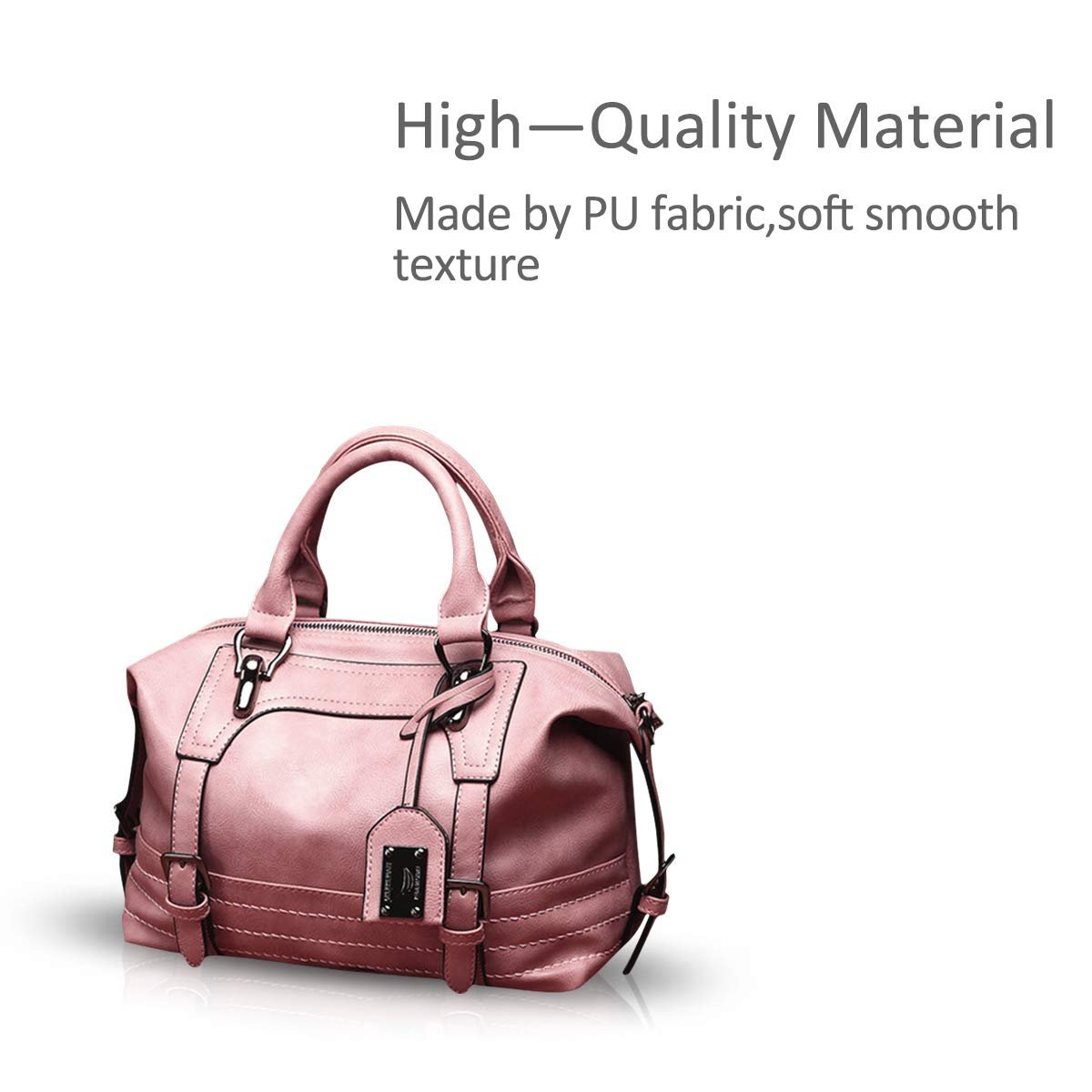 Сумка NICOLE & DORIS Boston розовая, фото №3