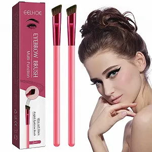 Пензлі для підводки AUTOECHO, скошений, багатофункціональний, для пудри, крему, гелю та воску - Фото 1