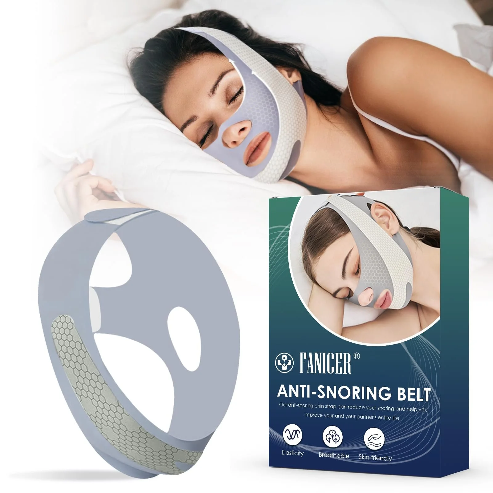 Ремінець на підборіддя проти хропіння, фото №1 Ремінець на підборіддя проти хропіння, фото №1