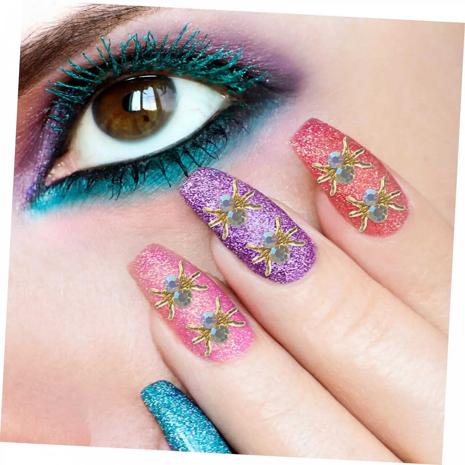 Украшение для ногтей Паук 400 шт. Хэллоуин, фото №2