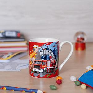 Детская чашка Sheepworld Пожарная бригада Фарфор 20 cl в подарочной коробке synthetic.ua - Фото 1