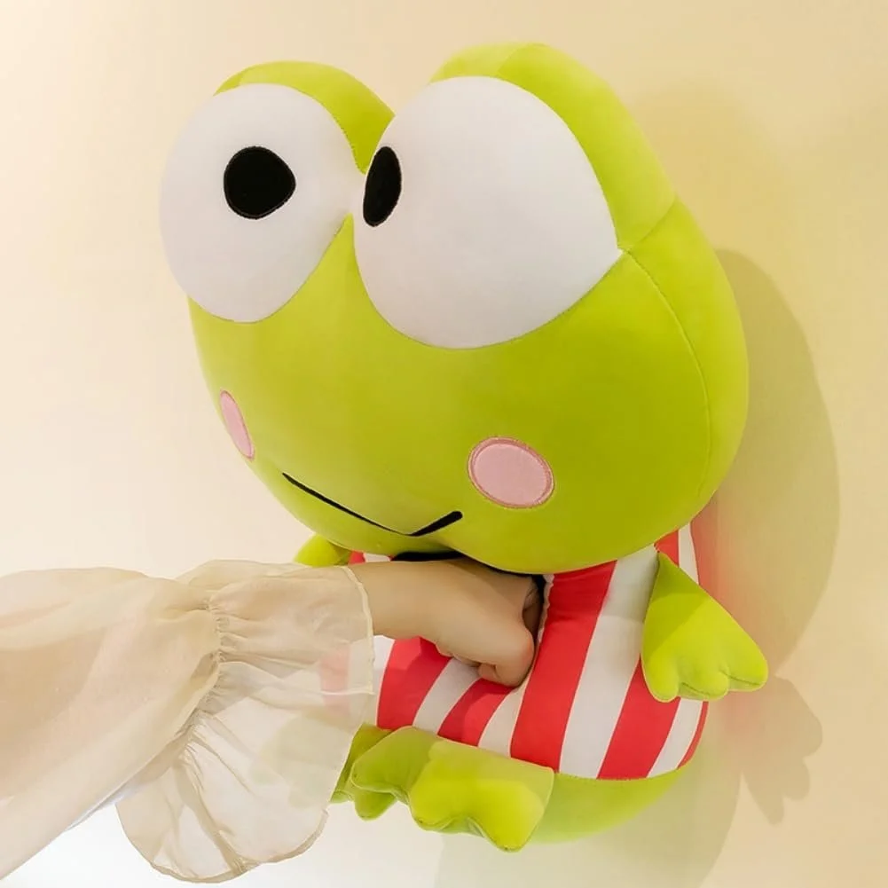 Плюшевая игрушка LAARNT 25 см Большие глаза лягушка Зеленый, фото №5 Плюшевая игрушка LAARNT 25 см Большие глаза лягушка Зеленый, фото №5