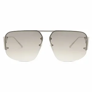 Солнцезащитные очки SOJOS SJ1192 Ретро Большие Модные Без оправы Металлические - Фото 1