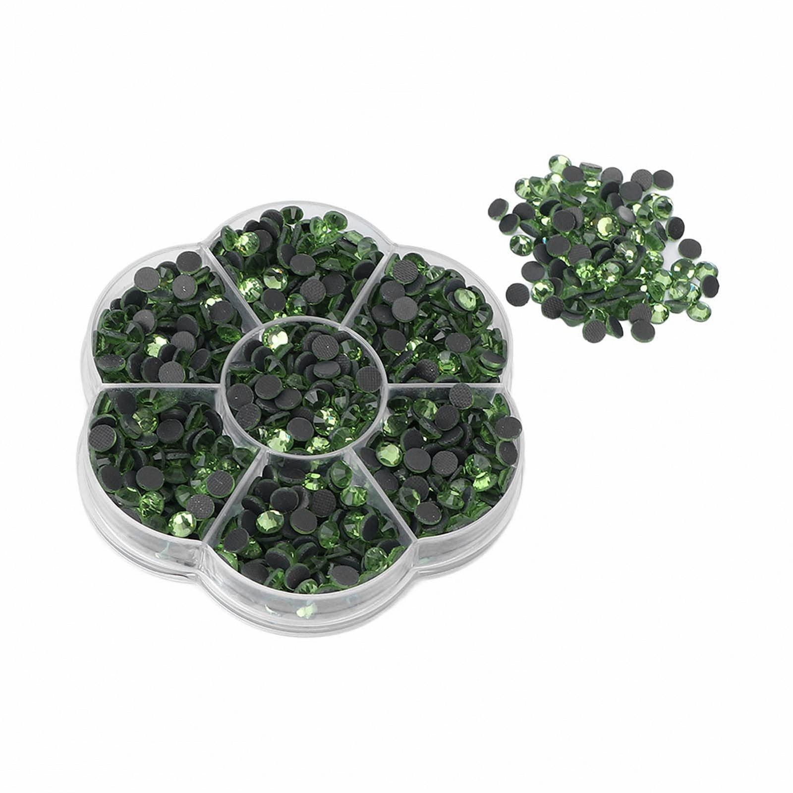 Стразы Emoshayoga Прозрачные Светло-зеленый JM201, 1000 шт, фото №5