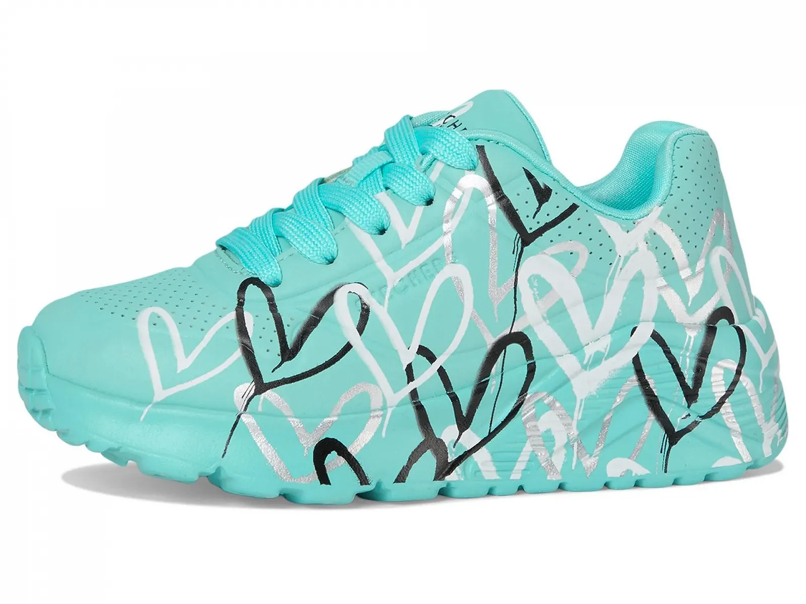 Кроссовки Skechers UNO Lite Metallic Love 314067l (Little Big Kid), фото №4
