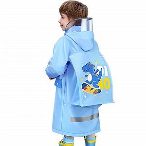 Дитячий дощовик Malaxlx Водонепроникна дощова куртка з капюшоном 2-8 років - Фото 1