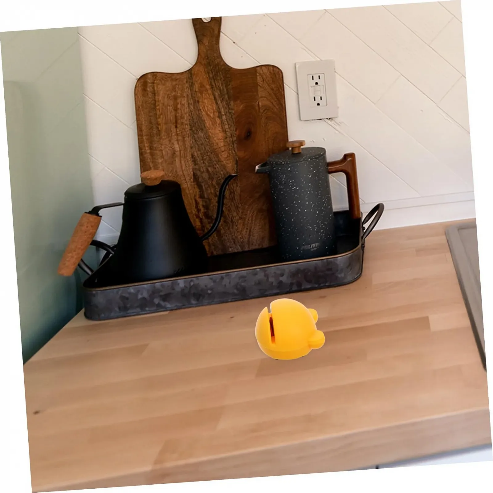 Ручна точилка для ножів Amosfun дворівнева для кухонних ножів та ножиць нековзна портативна, фото №5