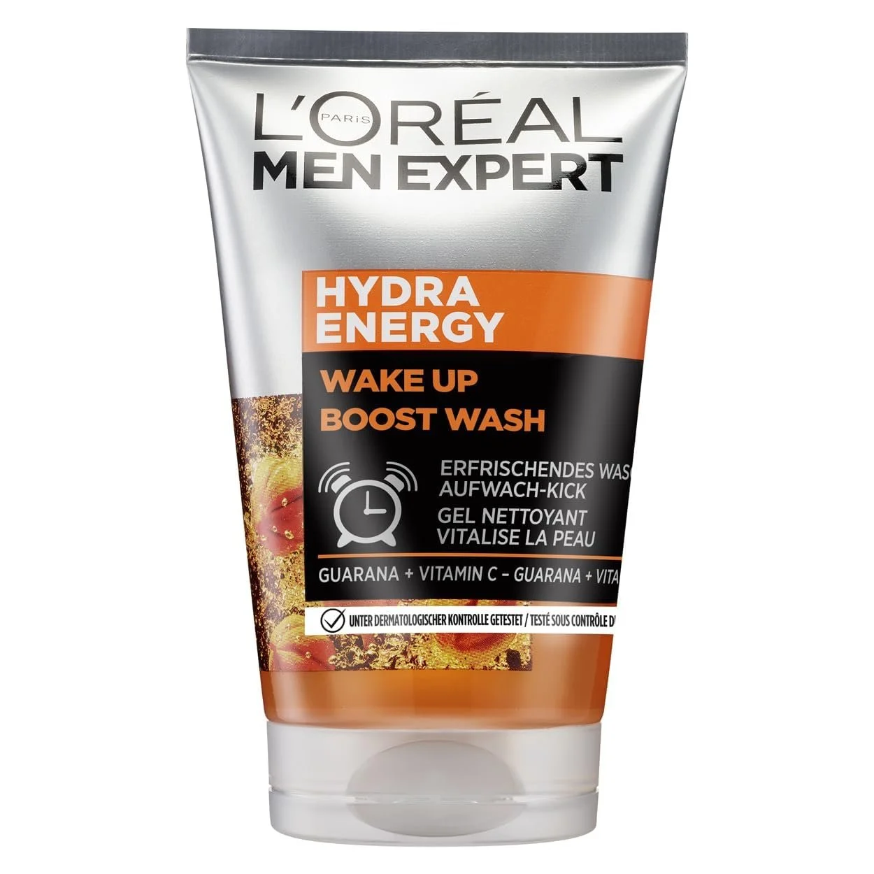 Гель для вмивання L'Oréal Men Expert Hydra Energy з вітаміном C для глибокого очищення пор 100 мл, фото №1