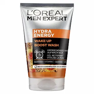 Гель для умывания L'Oréal Men Expert Hydra Energy с витамином C для глубокого очищения пор 100 мл - Фото 1