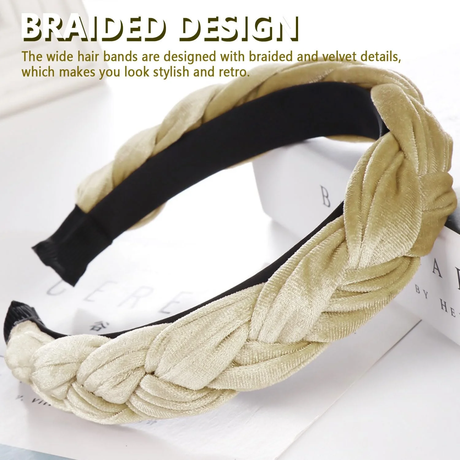 Обруч для волосся Favuit Оксамитовий, фото №4