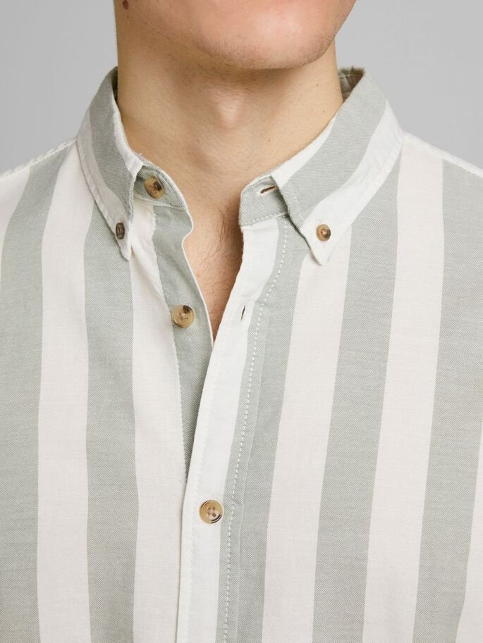 Рубашка Jack&Jones SS 12187609 Sea Spray Бежевый S, фото №4