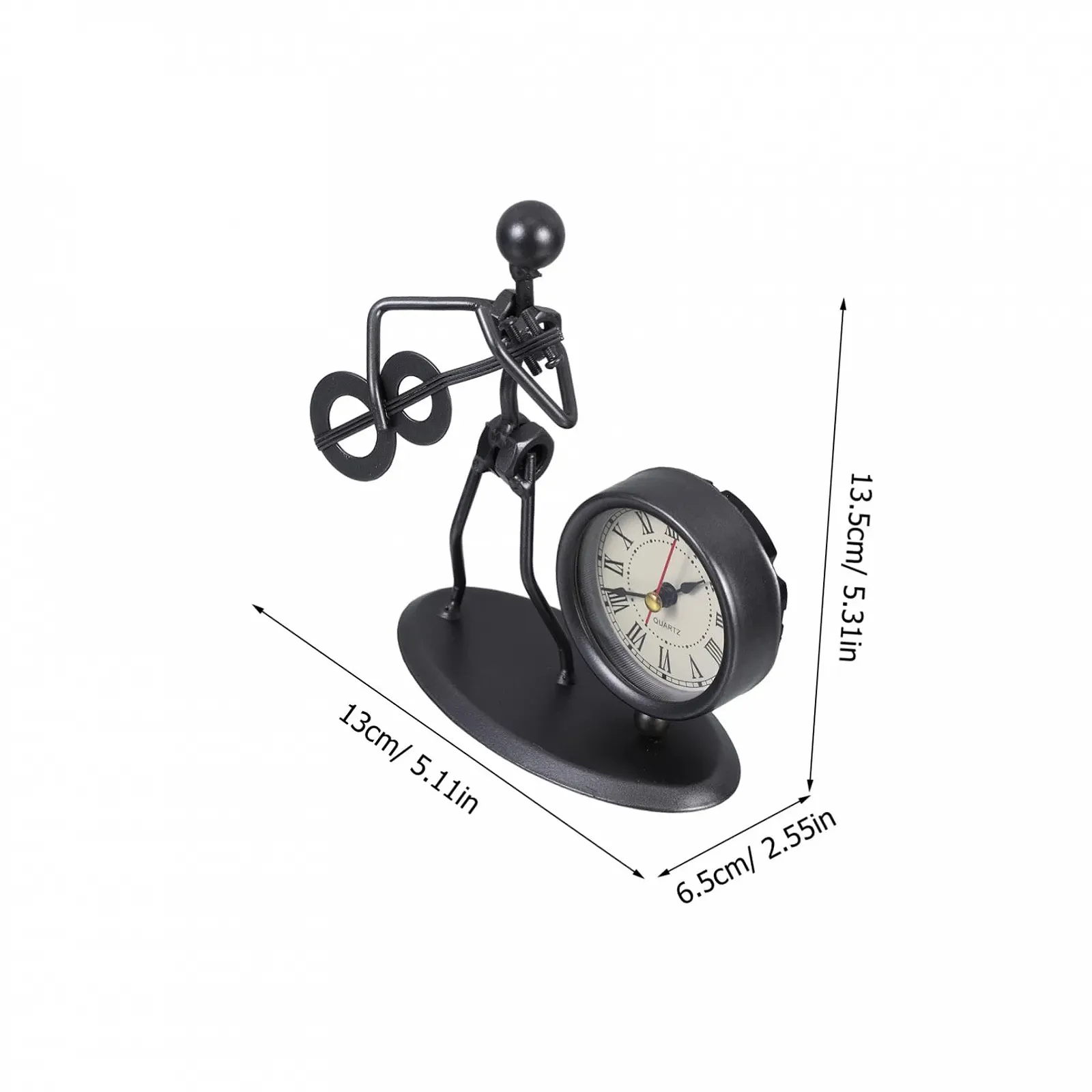 Настольные часы VICASKY Ретро Железные декоративные для дома и офиса, фото №8