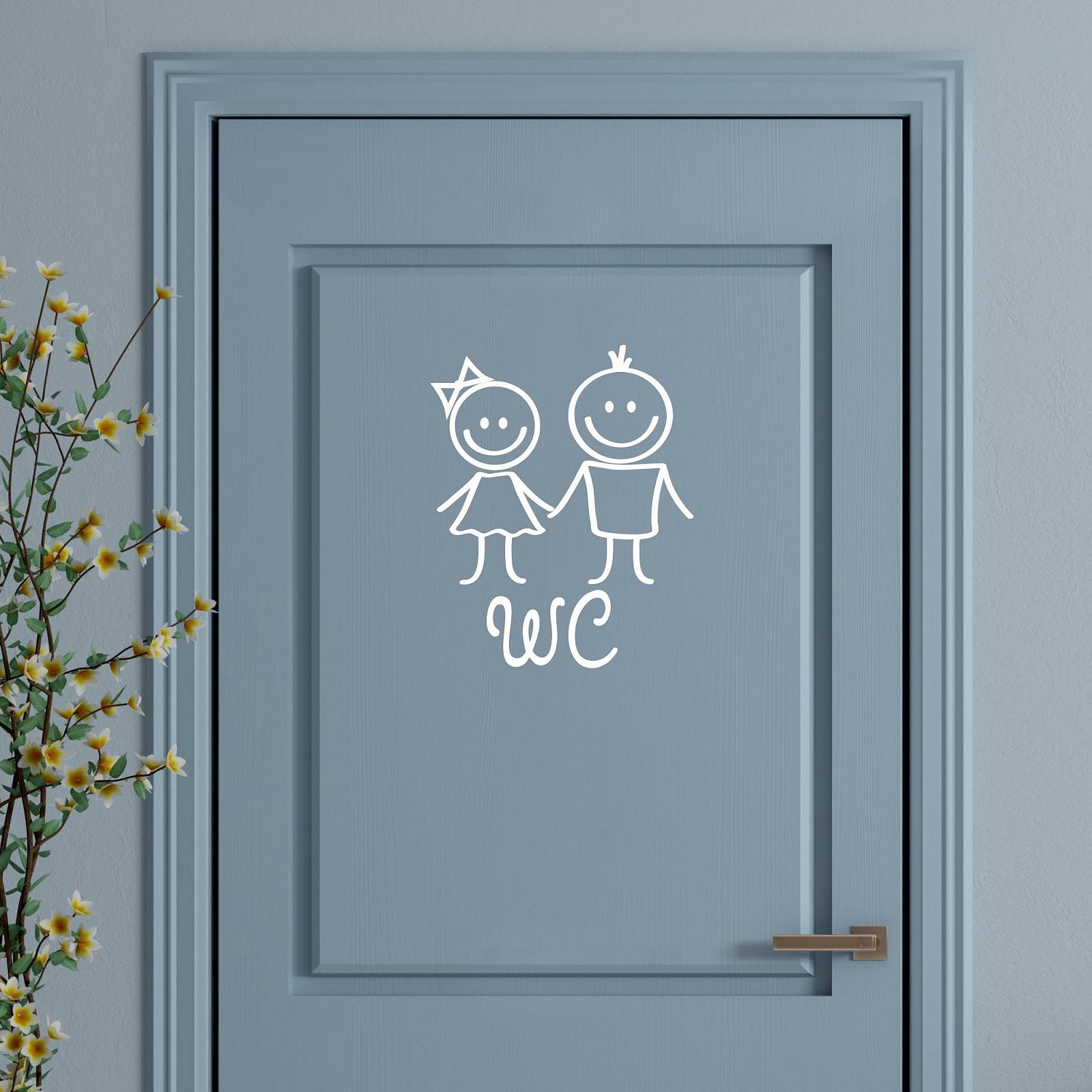 Наклейка на двері Wall Tattoo Loft Toilet Male 30 кольорів, фото №1 Наклейка на двері Wall Tattoo Loft Toilet Male 30 кольорів, фото №1