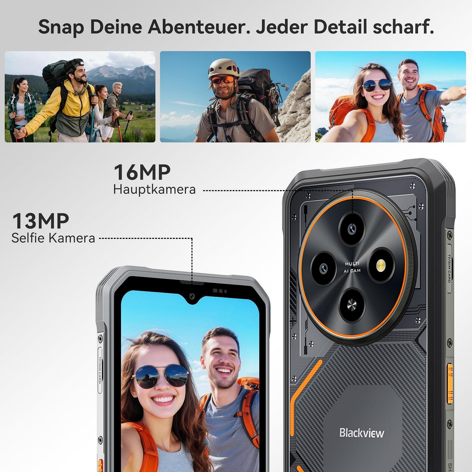 Смартфон Blackview FORT 2 24 ГБ + 256 ГБ 6.56 дюйма 90 Гц 16 Мп IP69K Android 15, фото №6