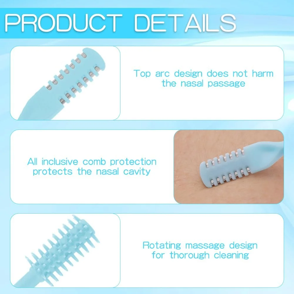 Тример Gohytal 2-в-1 для носа 2024 Ніж для волосся в носі Подвійний Ручний 5 кольорів, фото №4