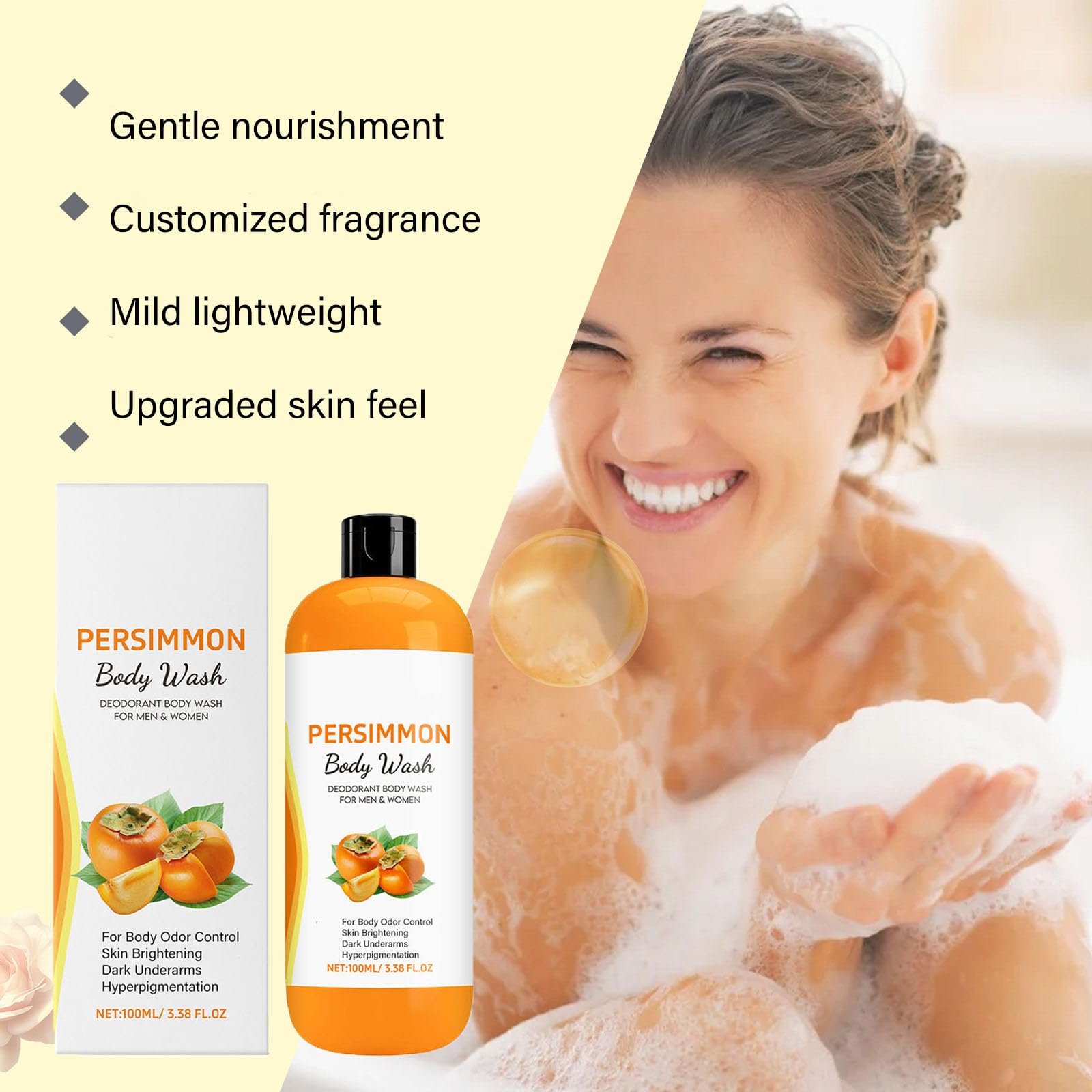 Гель для душу Persimmon для контролю запаху тіла 1 шт., фото №4 Гель для душу Persimmon для контролю запаху тіла 1 шт., фото №4