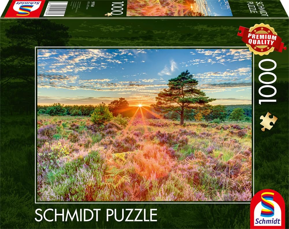 Пазл Schmidt Spiele 59768 Heath at Sunset 1000 элементов, фото №4