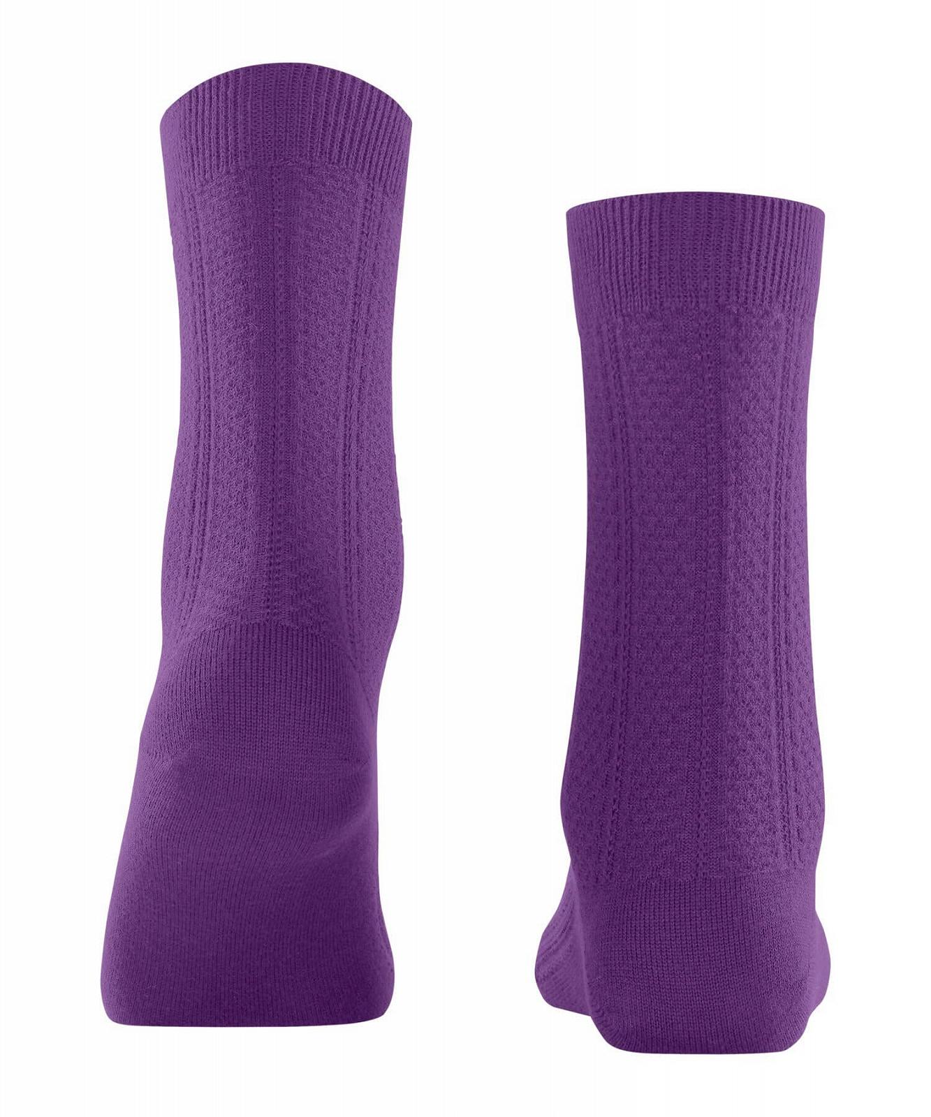 Носки FALKE Needlepoint Женские Дышащие, регулирующие климат, препятствующие возникновению запаха, из экологичного хлопка и шерсти, однотонные, 1 пара, фото №2