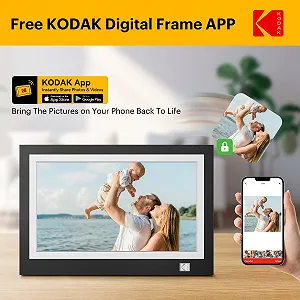 Цифровая фоторамка Kodak 11.6 дюйма HD 1366 x 768 Touchscreen 32 GB synthetic.ua - Фото 1