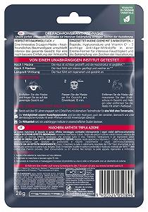 Тканинна маска L'Oréal Paris RevitaLift Laser X3 Anti-Ageing з потрійною дією: для пружної, сяючої та рівної шкіри з про-ретинолом, 5 штук synthetic.ua - Фото 1