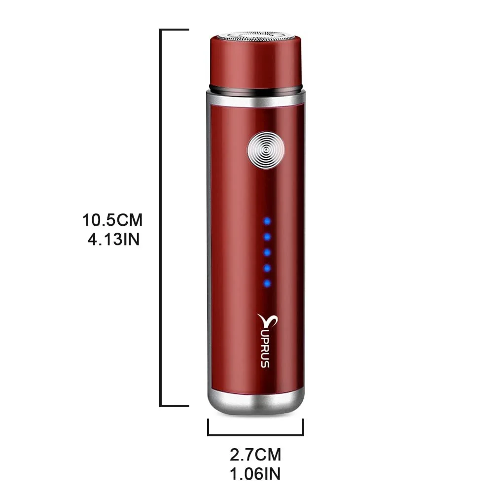 Електробритва SUPRUS USB акумуляторна LED-індикатор Червоний, фото №7
