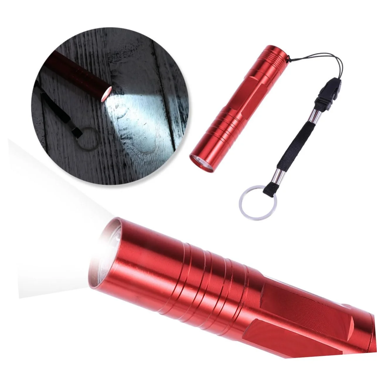 Фонарик OSALADI с брелоком Портативный фонарь для походов Кемпинга Прогулок, фото №5