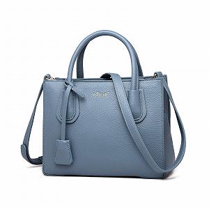 Сумка NICOLE & DORIS Shopper Жіноча Штучна шкіра Сірий / синій, L - Фото 1