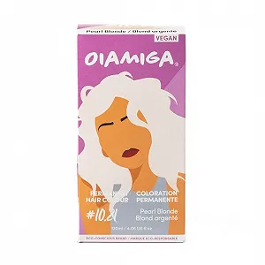 Перманентна фарба для волосся Oiamiga Pearl Blonde з натуральними інгредієнтами 120 мл - Фото 1