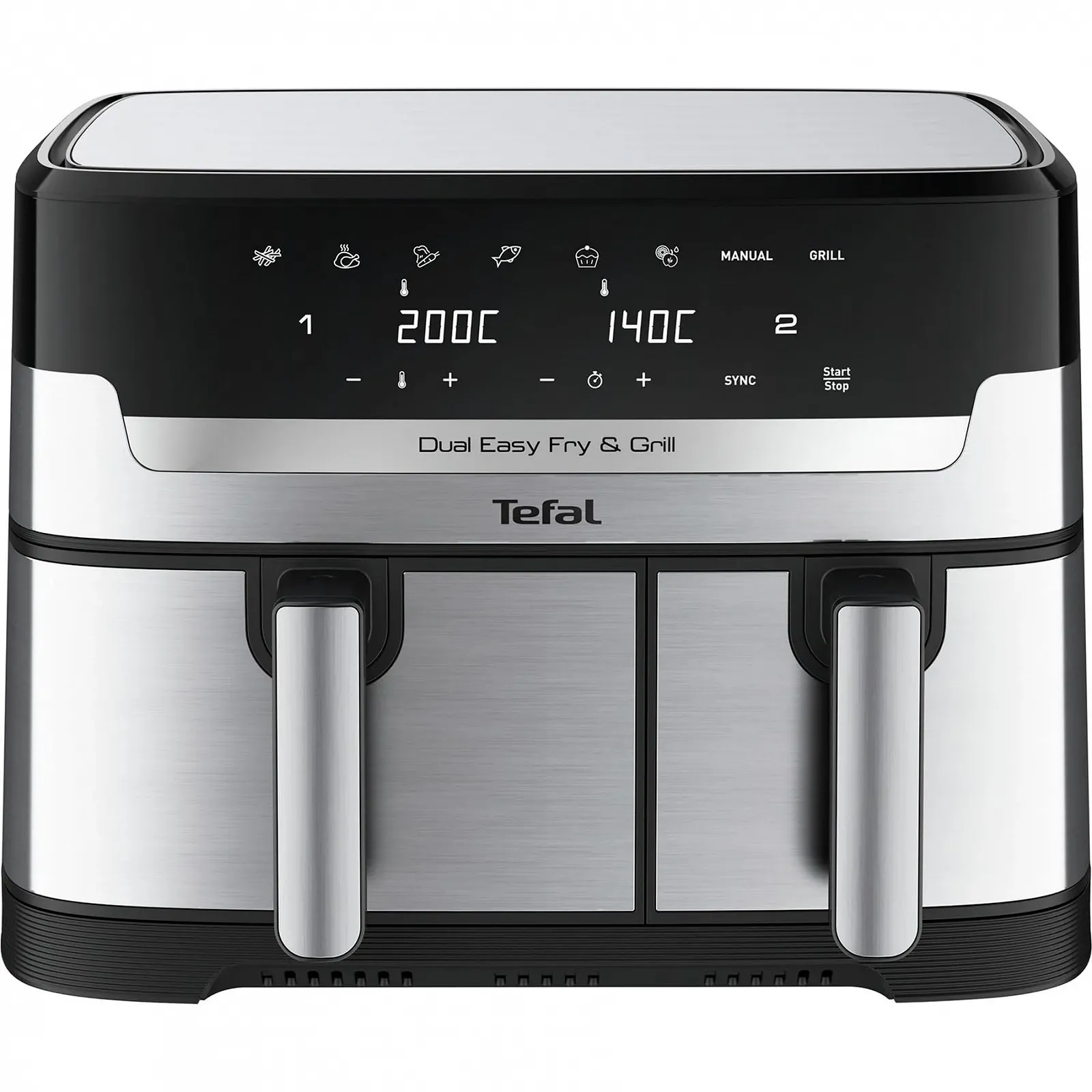 Мультипечь-гриль Tefal Dual Easy Fry & Grill EY905D 8.3 л 2700 Вт Black, фото №1 Мультипечь-гриль Tefal Dual Easy Fry & Grill EY905D 8.3 л 2700 Вт Black, фото №1