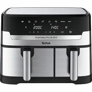 Мультипечь-гриль Tefal Dual Easy Fry & Grill EY905D 8.3 л 2700 Вт Black - Фото 1