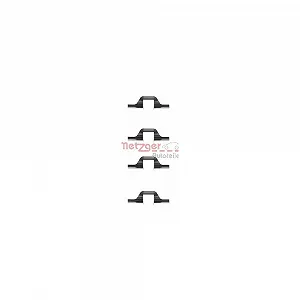 Комплект аксесуарів, гальмівні колодки METZGER 109-1263 для PEUGEOT SEAT VW - Фото 1