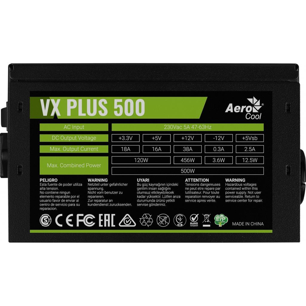 Блок питания для ПК Aerocool 500 W VX Plus 500 4713105962758, фото №3