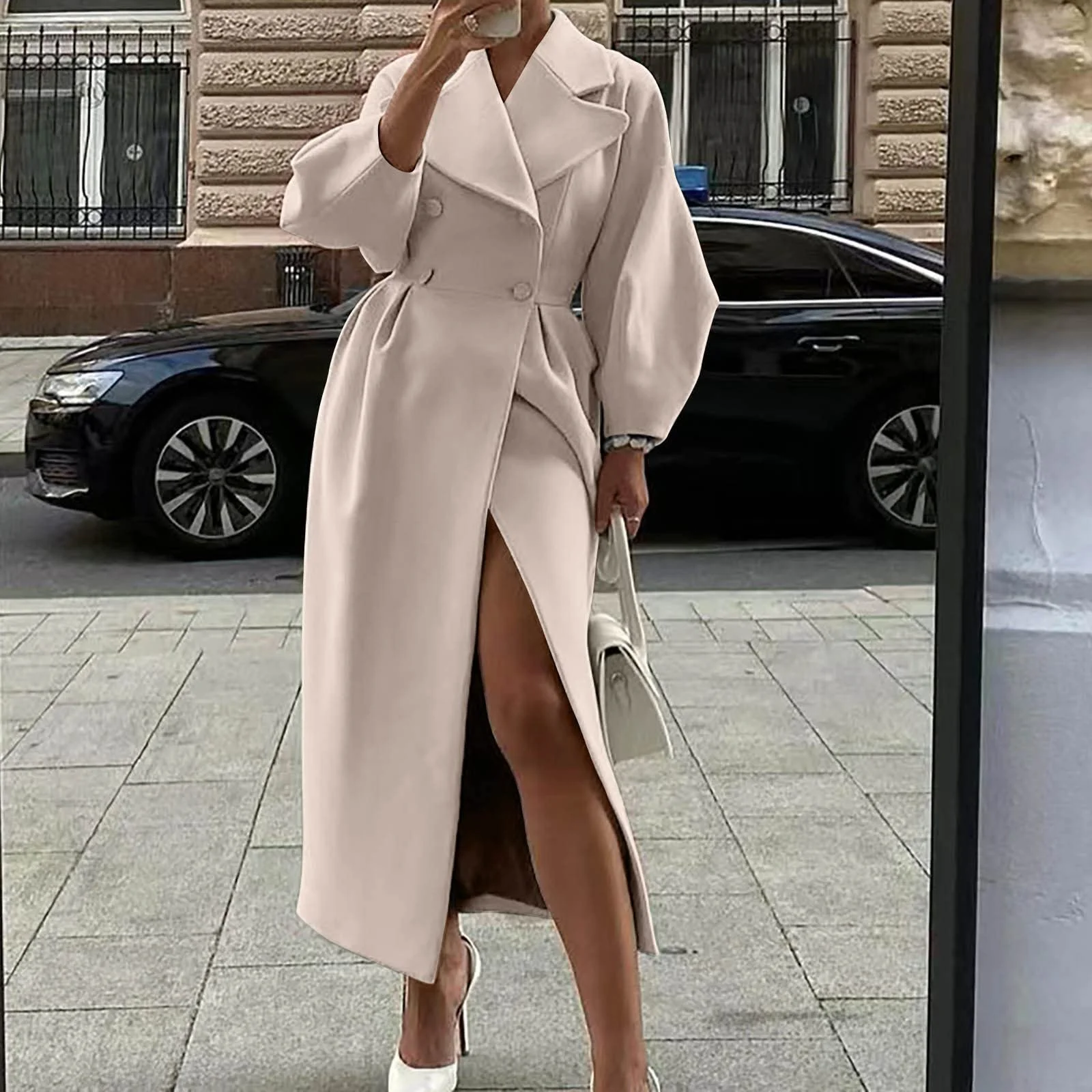 Жіноче зимове пальто Тренч Довге демісезонне, фото №2 Жіноче зимове пальто Тренч Довге демісезонне, фото №2