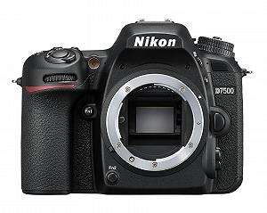 Фотоаппарат цифровой зеркальный Nikon D7500 Body 20.9 мегапикселей WiFi Bluetooth SD 8GB 300x Premium Lexar Черный - Фото 1