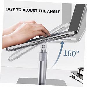 Регулируемая складная подставка для ноутбука Vaguelly с большой грузоподъемностью и эргономичным дизайном, многофункциональная подставка для ноутбука для лучшей вентиляции и удобного использования в дороге synthetic.ua - Фото 1