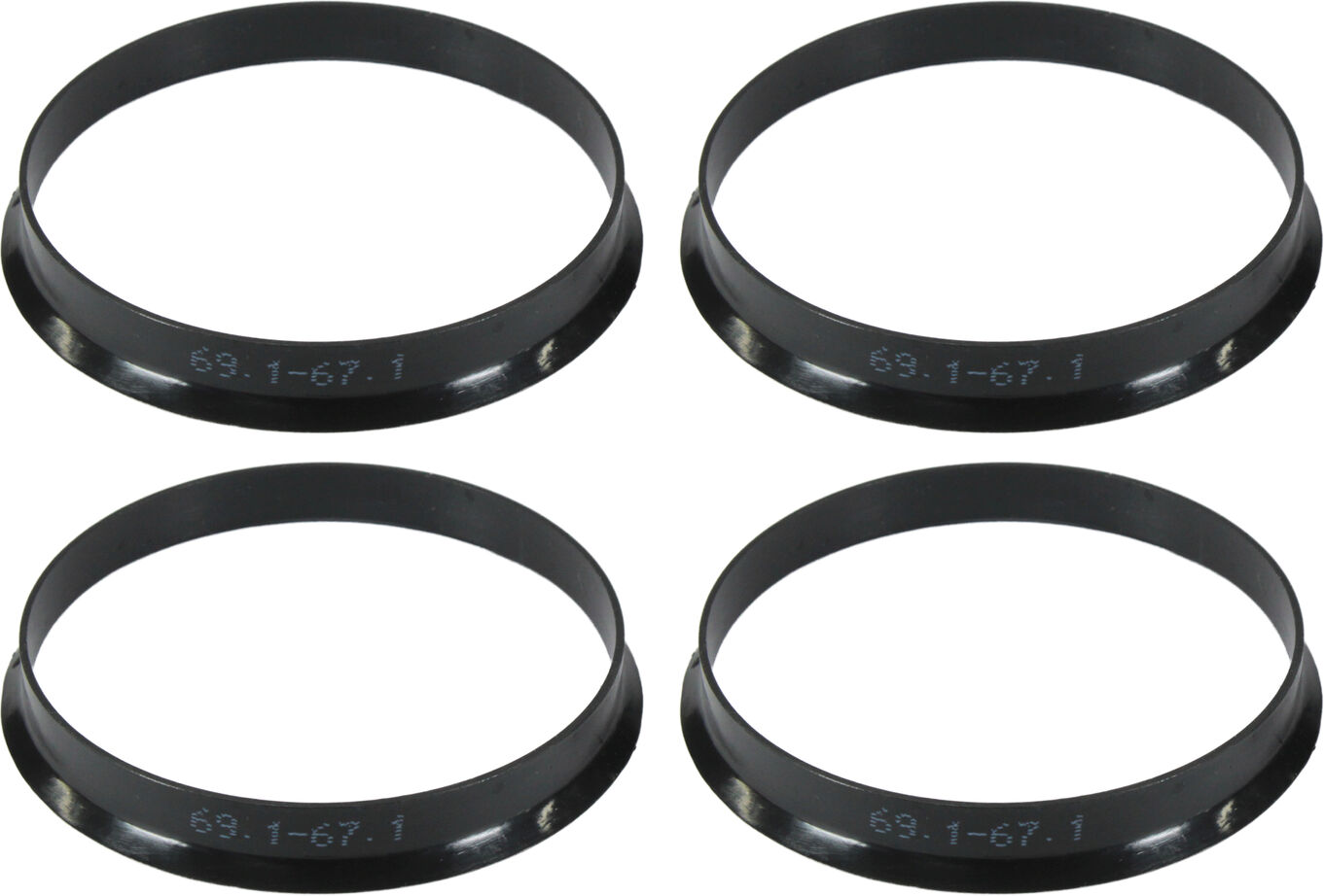 Кільця центрувальні для колісних дисків 69.1-67.1 Walline термопластик WL, фото №1