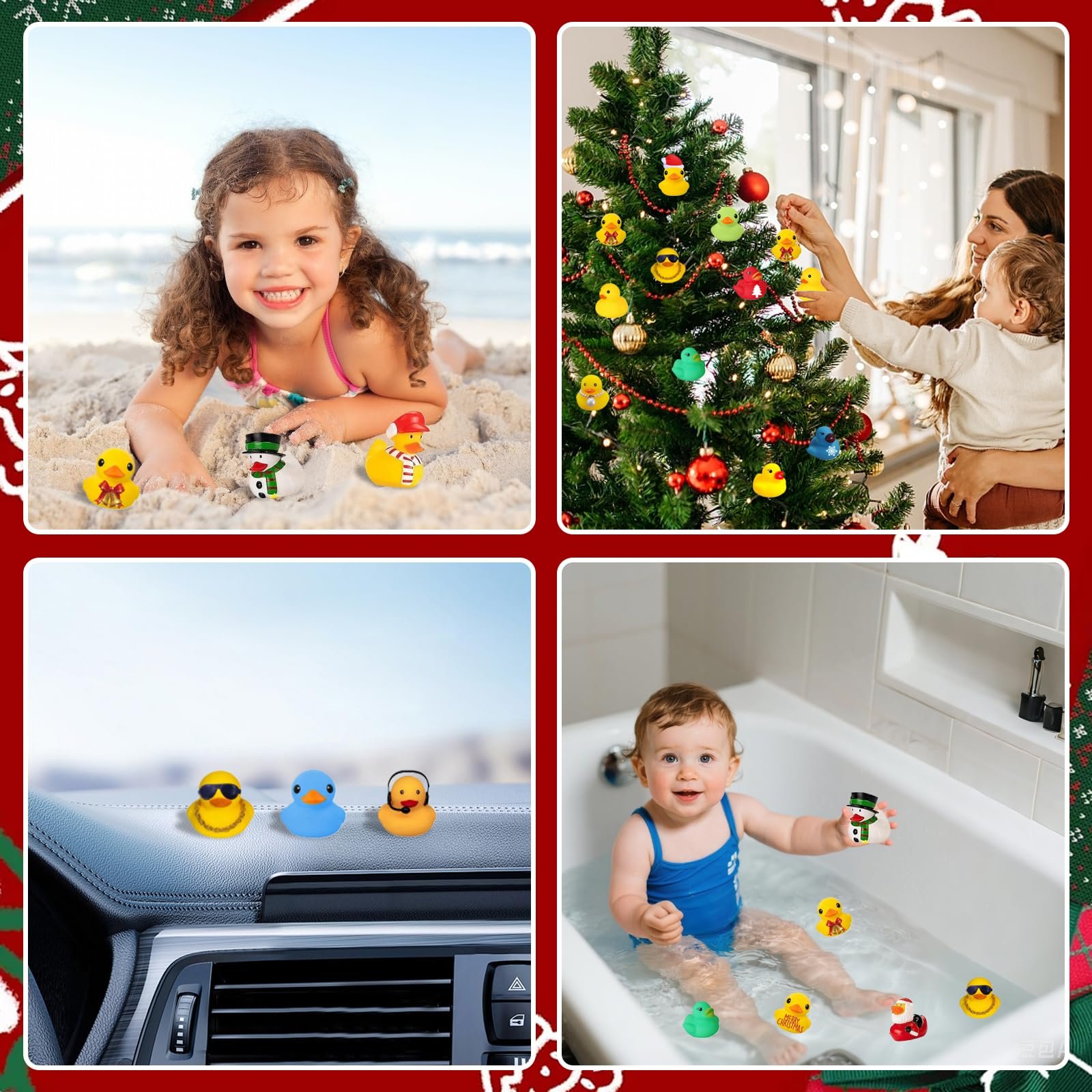 24 дня Рождественский обратный отсчет Адвент с 24 резиновыми утками, фото №4