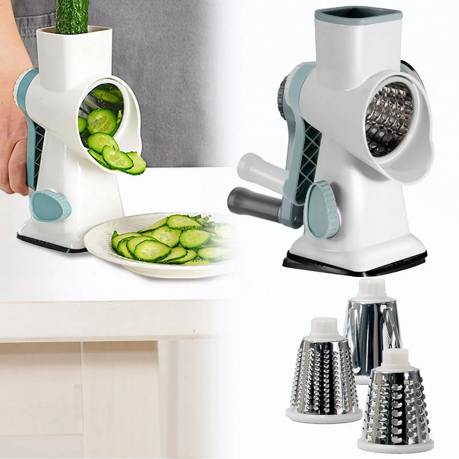 Ручна багатофункціональна овочерізка для продуктів для фруктів, картоплі, моркви для дому, ресторану та кухні, фото №3 Ручна багатофункціональна овочерізка для продуктів для фруктів, картоплі, моркви для дому, ресторану та кухні, фото №3