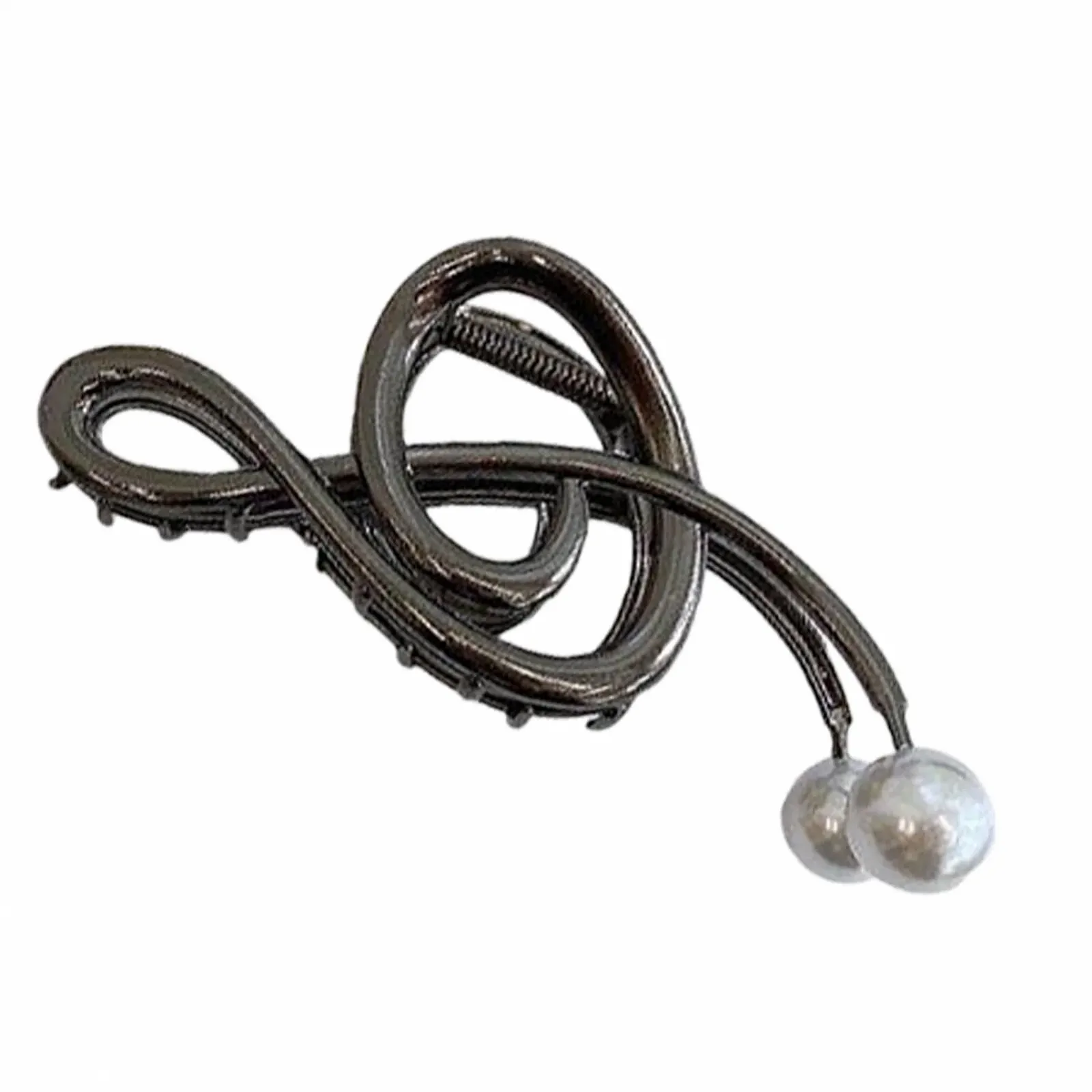 Металлическая заколка для волос с музыкальной нотой, фото №6