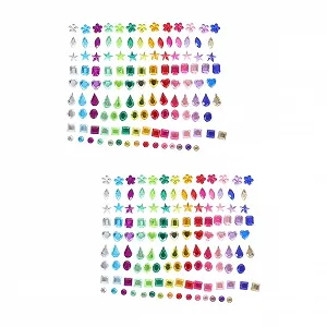 Стрази Healvian Серії 2 Sätze Acryl Bohrer Herz-strasssteine flatback, акрилові, flatback, для нігтів - Фото 1