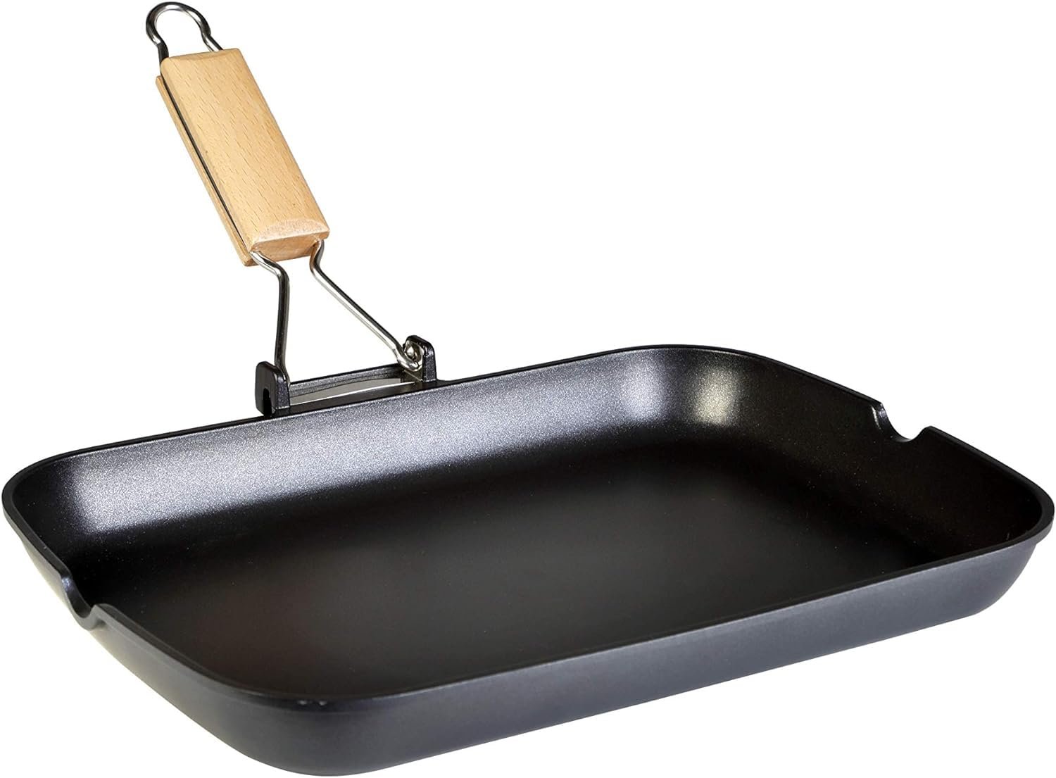 Сковорода-гриль WECOOK! Ecostone Індукційна хвиляста 34 x 24 см Литий алюміній 5 мм, фото №1