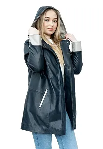 Кожаное пальто AMY Женское - Фото 1