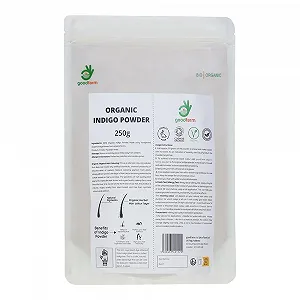 Фарба для волосся Indigo goodFarm Organic, 250 г - Органічна рослинна, натуральний колір synthetic.ua - Фото 1