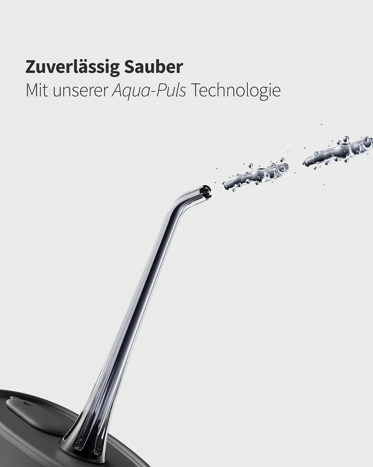 Электрическая звуковая зубная щетка и ирригатор Zahnheld Super Set Gero + Aquadent с насадкой и дорожным футляром, фото №5