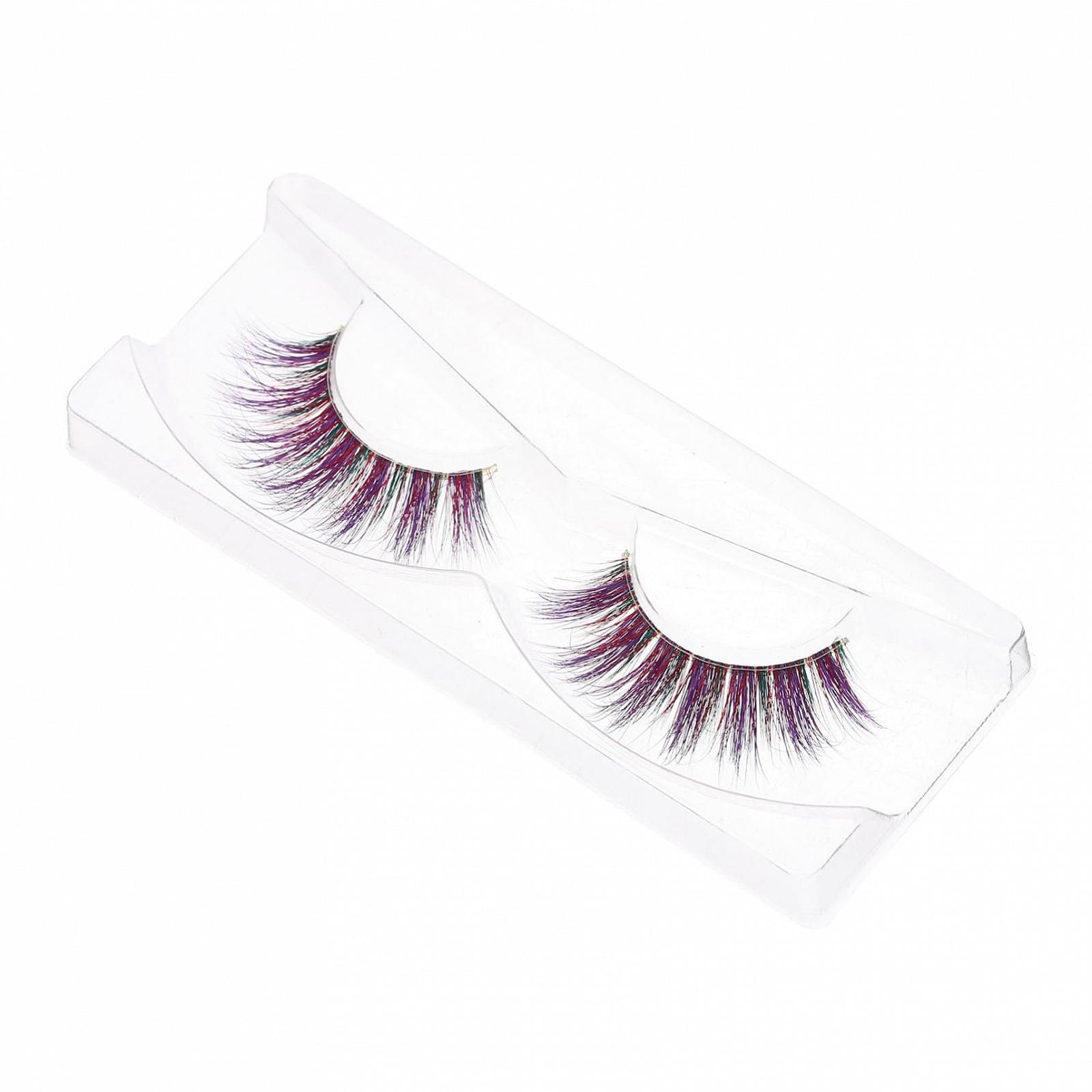 Angoily 5 пар расчёсок для ресниц фиолетовый, фото №1