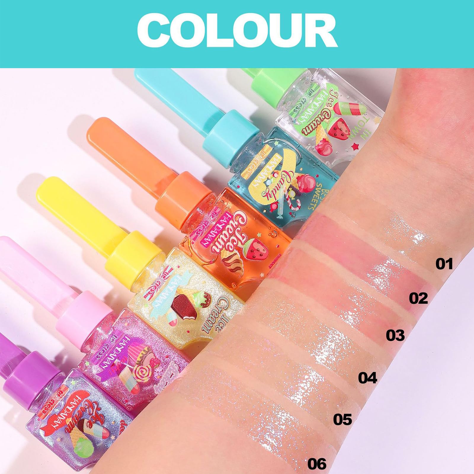 Блеск Bekoeen 6 Colour Shine Mirror Lip Oil Set Изменение цвета Увлажняющий Детский, фото №6 Блеск Bekoeen 6 Colour Shine Mirror Lip Oil Set Изменение цвета Увлажняющий Детский, фото №6