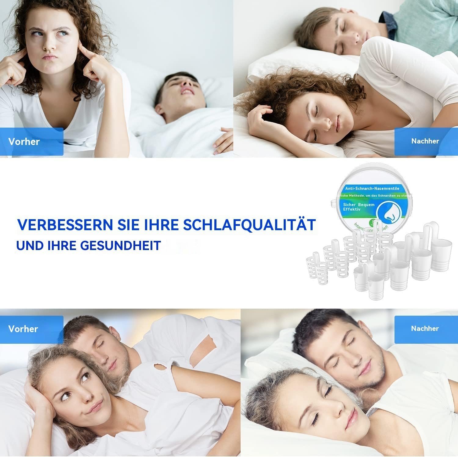 Розширювач для носа проти хропіння, 8 шт., фото №3