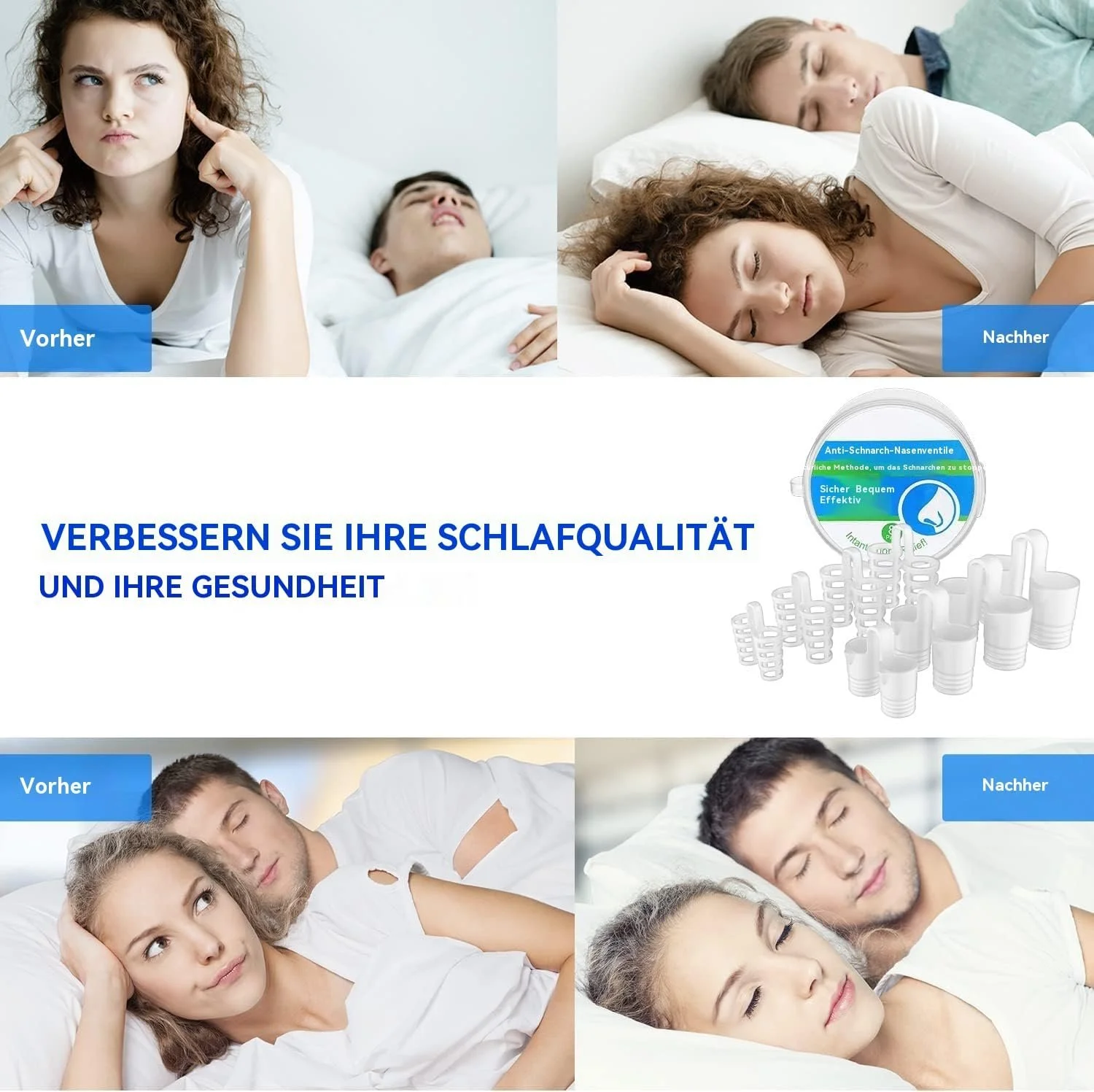 Разделитель для носа против храпа, 8 шт., стоперы, фото №4